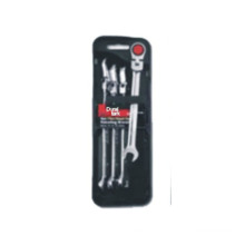 4PC Flex-Head Geared Ratcheting Schraubenschlüssel Set